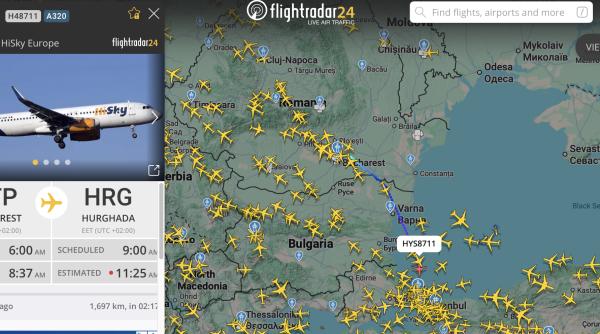 avionul hisky care s a intors pe otopeni urmeaza sa decoleze spre hurghada pasagerii au stat toata noaptea pe aeroport