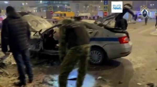 atac cu bomba in centrul moscovei video