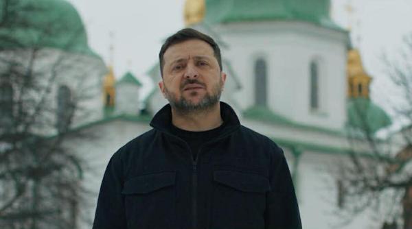 zelenski mesaj la implinirea a patru ani de razboi propunere pentru trump ursula von der leyen vizita la kiev