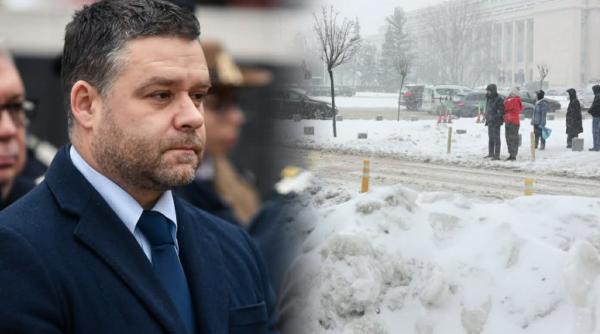 ciucu a explicat deszapezirea in orasele civilizate in prima zi cand ninge nimeni nu iese afara la noi toata lumea se isterizeaza