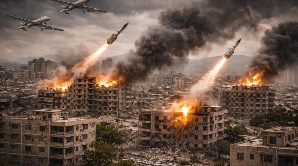 razboi in orientul mijlociu ziua 5 nato doboara o racheta iraniana care se indrepta spre turcia