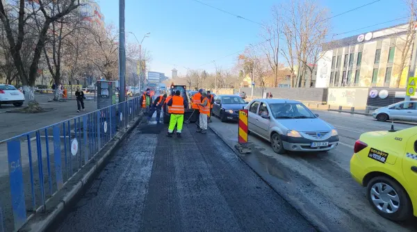 campanie de curatenie in sectorul 4 peste 60 dintre gropi au fost reparate