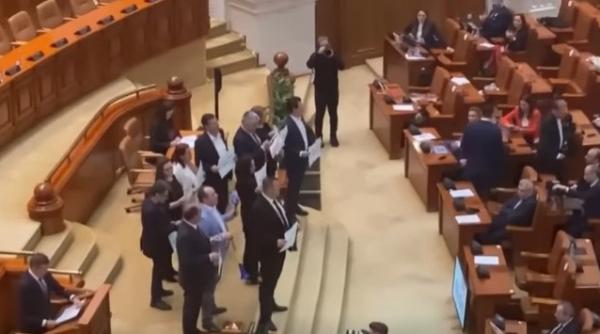 alina gorghiu parlamentarii care au facut scandal la dezbaterea privind utilizarea bazelor militare de catre sua sanctionati