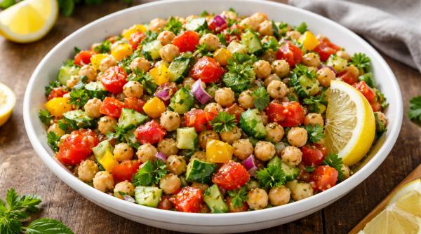 salata mediteraneana cu naut reteta simpla care castiga teren in bucatariile romanilor in post