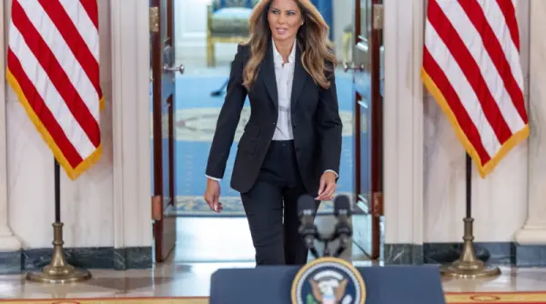 melania trump aparitie spectaculoasa alaturi de un robot umanoid video viral