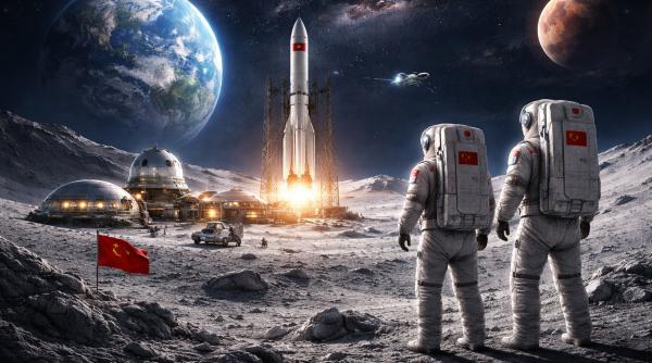 china vrea pe luna pana in 2030 se fac planuri pentru o baza lunara si ambitii spre marte