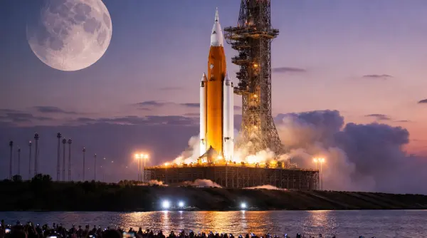 dupa 53 de ani omenirea revine spre luna lansarea artemis 2 poate fi urmarita miercuri