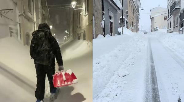 a nins ca in povesti in italia in aprilie peste 200 de pompieri au intervenit in satele acoperite de zapada