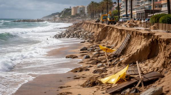 furtunile distrug plajele spaniei iar autoritatile cauta solutii alternative