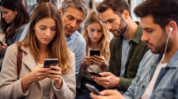 peste jumatate dintre europeni recunosc ca se uita in telefoanele altora in public