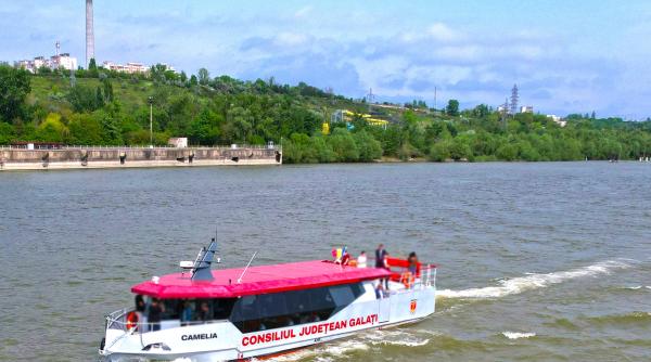 Galați: S-au reluat cursele de agrement pe Dunăre în perioada mnivacanței de Paști