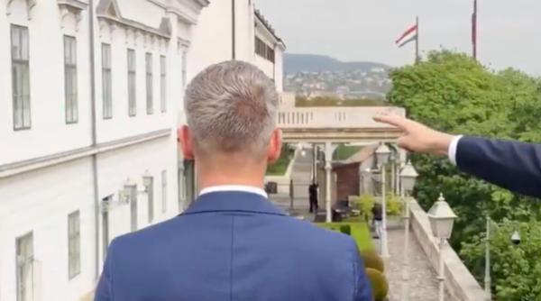 imaginile zilei de la budapesta viktor orban i a facut o faza de zile mari lui peter magyar cinema absolut video viral