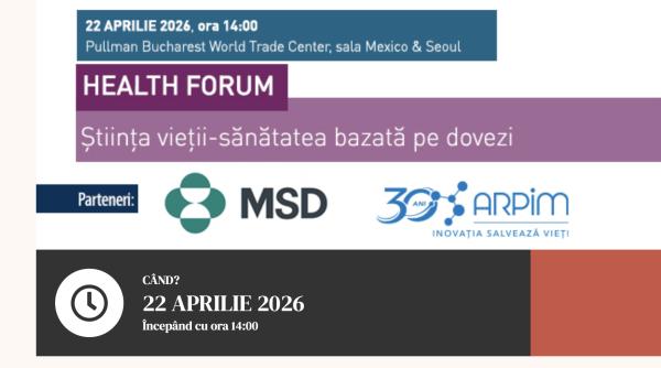 health forum stiinta vietii sanatatea bazata pe dovezi evenimentul va fi transmis live pe platformele dcnewstv dc news si dc medical video