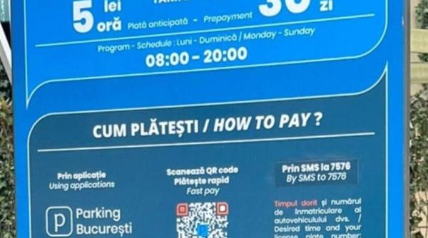 1 mai primaria generala a eliminat toate parcarile gratuite inclusiv pentru masinile hibride