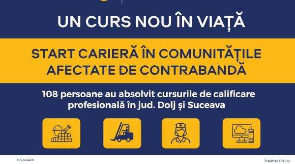 un curs nou in viata pentru comunitatile vulnerabile 108 persoane calificate in prima serie a programului anofm bat romania dedicat comunitatilor afectate de contrabanda