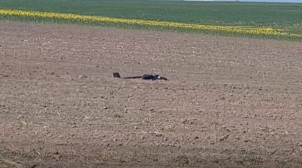 drona descoperita pe un camp in suceava la 20 km de granita cu ucraina video