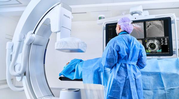 Angiograf și aparat de stimulare magnetică transcraniană la Galați