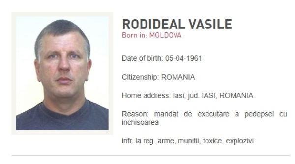 Unul dintre cei mai căutați infractori ai României, din categoria Most Wanted, extrădat din Rusia. Vasile Rodidea, adus în țară