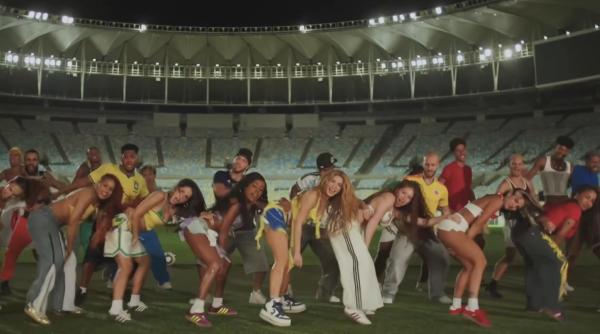 shakira lanseaza oficial imnul cm 2026 aparitii spectaculoase cu starurile fotbalului mondial video