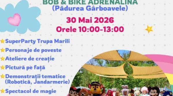 galati ziua copilului distractie si voie buna la aventurafest la bob bike adrenalina din padurea garboavele