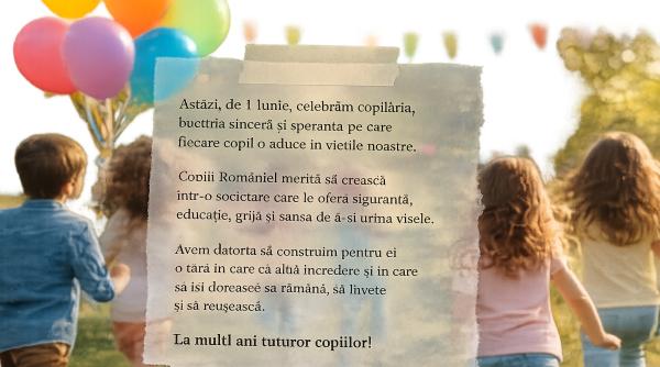 ce mesaje au transmis politicienii romani de ziua copilului