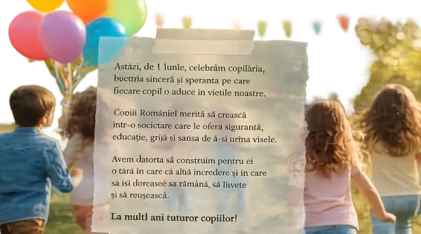 ce mesaje au transmis politicienii romani de ziua copilului