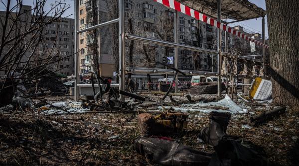 O dronă rusească a lovit un rezervor de combustibil de la Ce