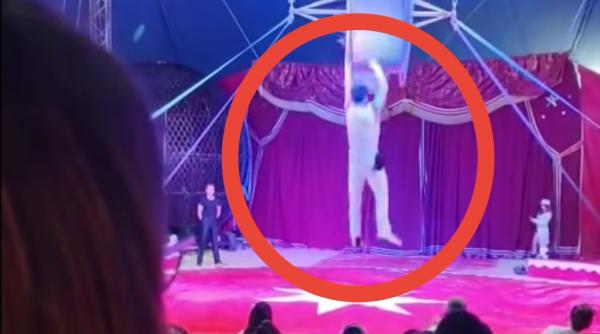 marturia surorii acrobatului care a cazut de pe roata mortii la un spectacol de circ din slatina a incercat sa faca un truc nou video