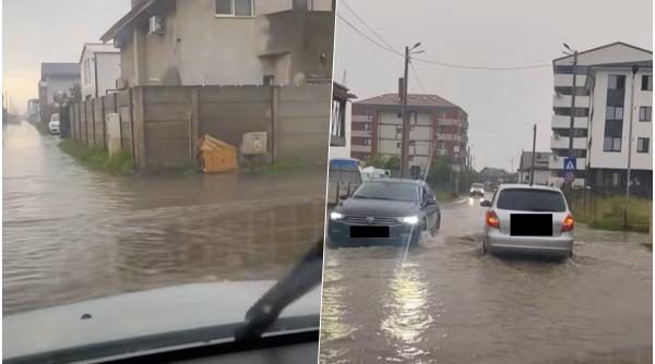 strazi sub apa in chiajna oamenii reclama probleme dupa ploaia torentiala si cer solutii foto