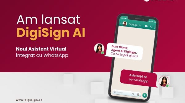 digisign lanseaza digisign ai noul agent inteligent integrat cu whatsapp pentru raspunsuri instant despre semnatura electronica