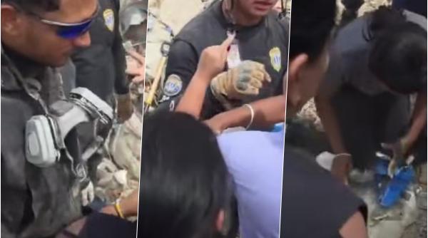 in loc sa caute supravietuitori au fost prinsi ca furau bani patru politisti au starnit revolta in venezuela video