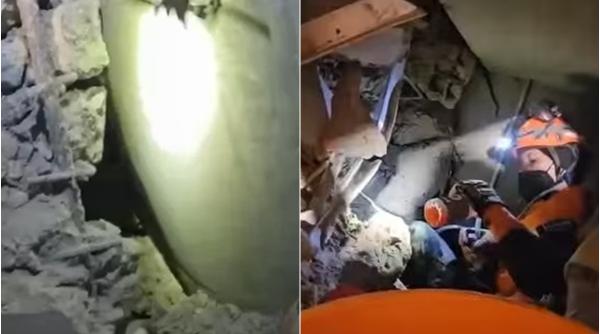 miracol in venezuela un barbat a fost scos in viata dupa opt zile sub 140 de tone de daramaturi video
