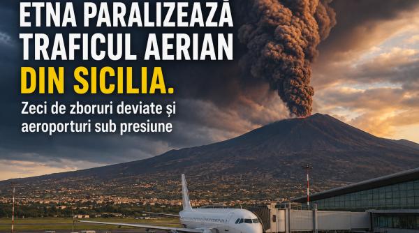 etna paralizeaza traficul aerian din sicilia zeci de zboruri deviate si aeroporturi sub presiune