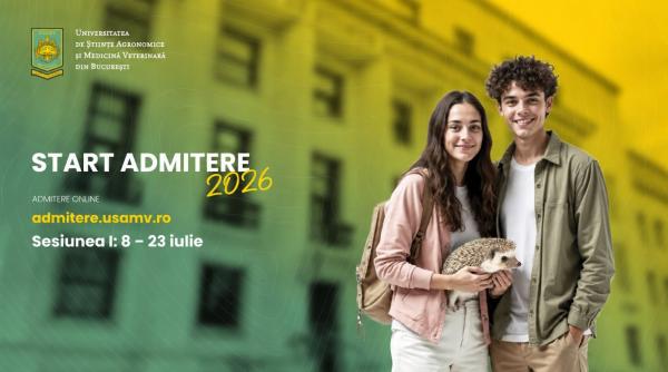 usamv bucuresti deschide admiterea 2026 peste 5 800 de locuri pentru viitorii specialisti