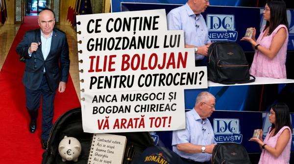 ghiozdanul lui ilie bolojan pentru cotroceni ce au pus in el anca murgoci si bogdan chirieac video