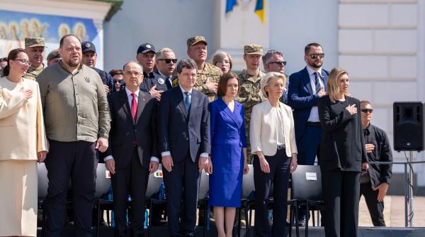 liderii europeni care s au intalnit la kiev au semnat o declaratie comuna in 20 de puncte nu poate exista pace durabila fara o ucraina suverana si independenta