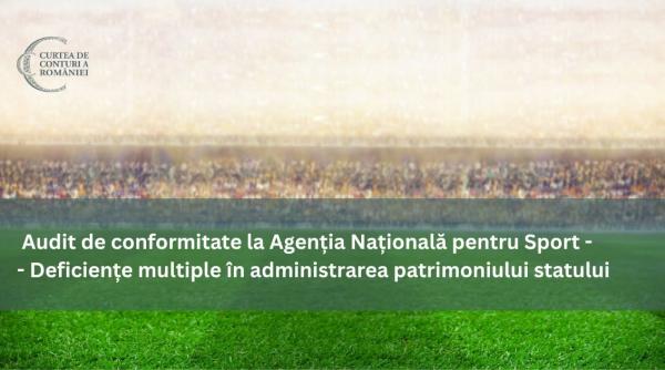 dosar penal la agentia nationala pentru sport ce nereguli a gasit curtea de conturi