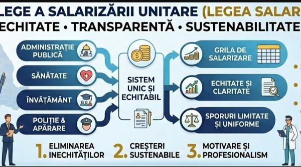 proiectul legii salarizarii publicat de ministerul muncii urmeaza dezbaterea parlamentara