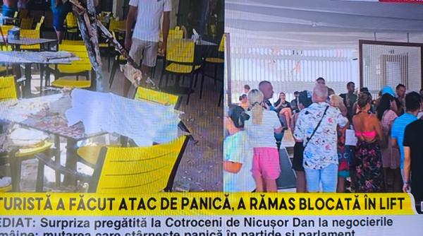 tavan prabusit peste turisti la un hotel de pe litoral zeci de persoane cer returnarea banilor dupa ce a cazut si curentul
