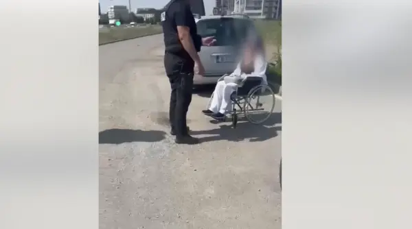 o tanara cersea in bucuresti in scaun cu rotile langa un bmw x5 al mamei sale video