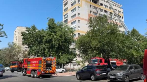 incendiu la un bloc din capitala video