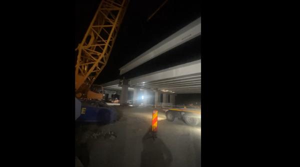 video cum s a montat ultima grinda din cele 5 000 necesare pe autostrada a0 centura bucuresti irinel scriosteanu putini au crezut dar autostrada a0 este aproape finalizata
