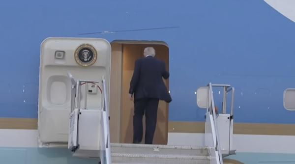 donald trump ascuns intr un carucior de catering dupa o amenintare a iranului cum a plecat de fapt din turcia