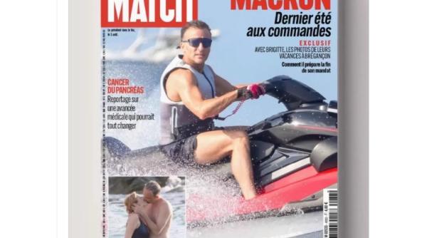 poza cu macron pe skijet in paris match provoaca valuri de indignare in franta opozitia il acuza ca se distreaza in timp ce tara arde din cauza incendiilor