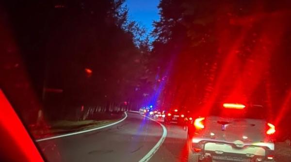 accident grav intre o motocicleta si o masina pe drumul spre poiana brasov doua persoane inconstiente
