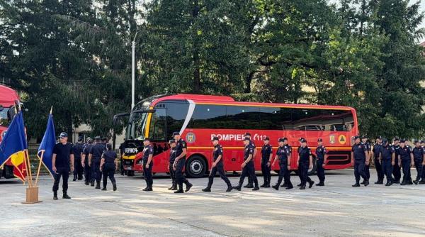 romania trimite al treilea contingent de pompieri in grecia