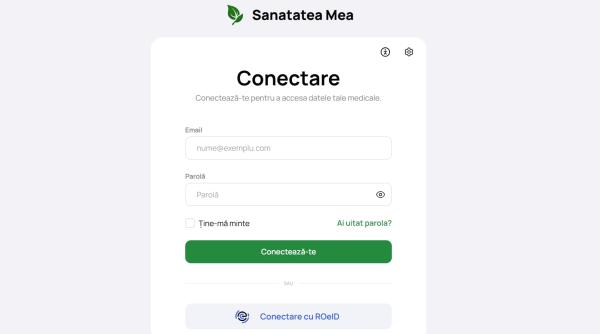 e sanatatea mea noua platforma medicala lansata de cnas functionala de la 1 septembrie dar deja cu probleme la accesarea conturilor