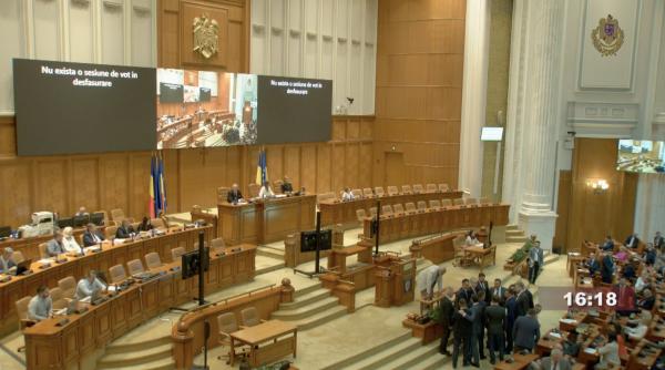 majoritate pe sub masa in camera deputatilor s a aruncat cu acuzatii in toate directiile pnl si usr au parasit sala nenorociti oamenii a strigat george simion