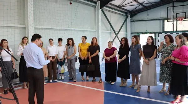 costel fotea o noua sala de sport pentru elevii cu nevoi speciale