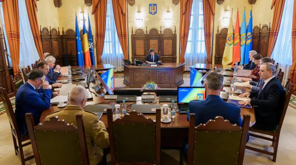 a inceput sedinta csat la palatul cotroceni inzestrarea armatei si consolidarea prezentei militare americane pe masa discutiilor video